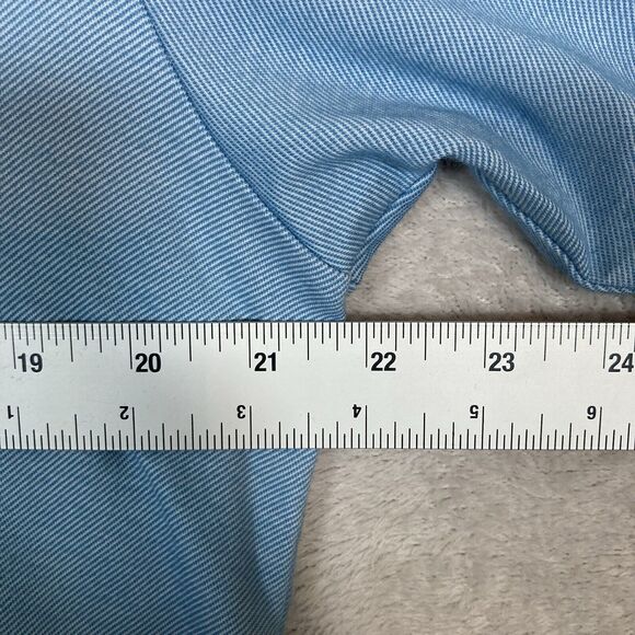 Travis Mathew Polo‎ Shirt Mens Medium Blue Golf Stretch Performance Pocket - Picture 5 of 7